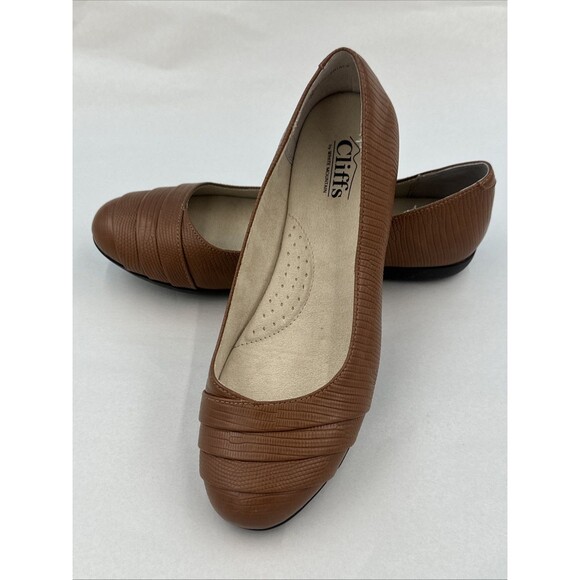 Cliffs by White Mountain Flat Womens Size 9M Clara Brown New Without Box - Picture 1 of 12
